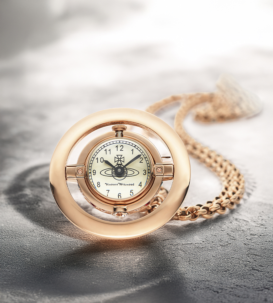 ORB WATCH ネックレスがローズカラーで復刻。 シグネチャーの3DのORB