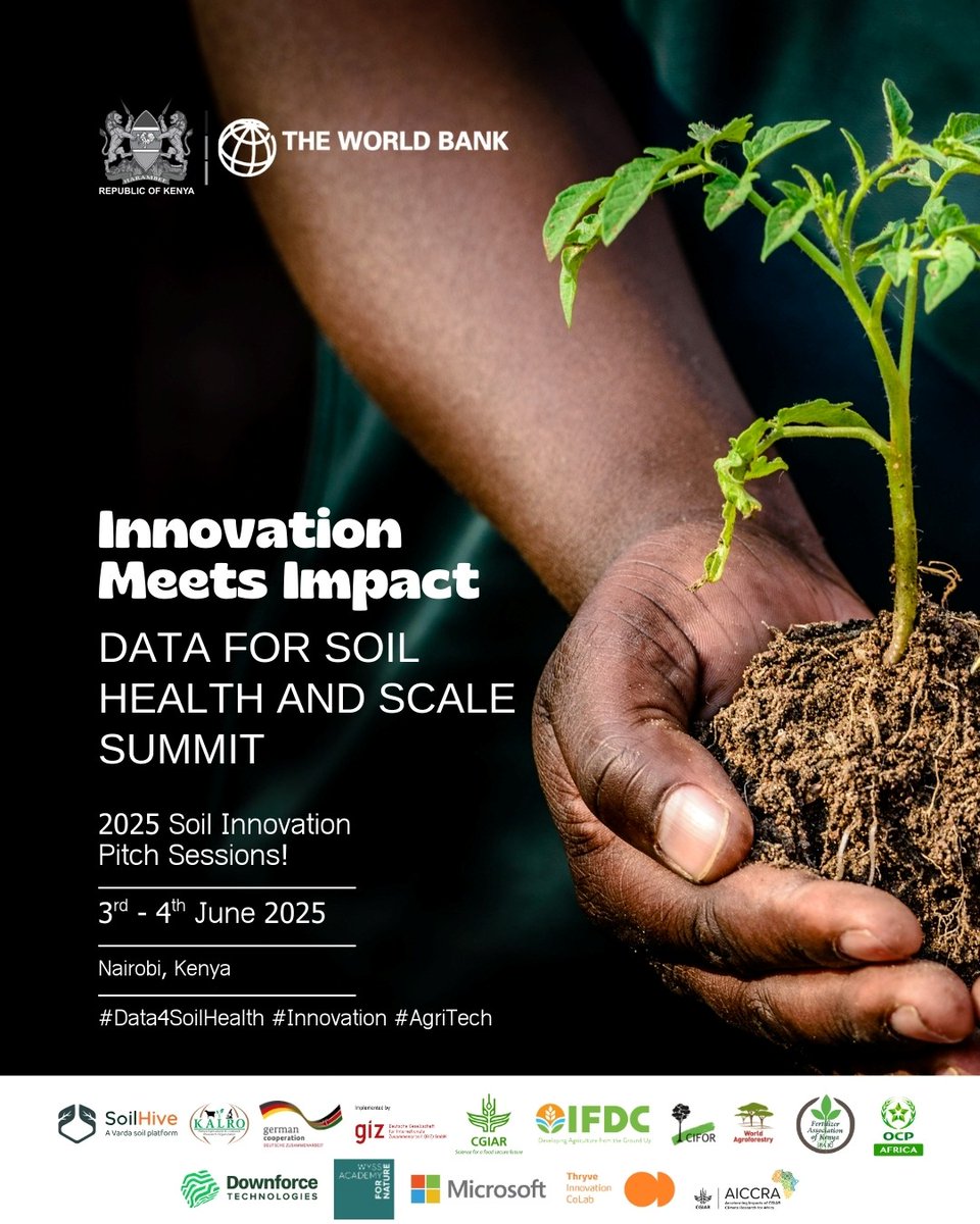 Soil health isn’t just an agricultural issue—it’s a global priority. The #Data4SoilHealth Challenges 2025 will bring innovators together to tackle soil degradation with scalable, tech-powered solutions. Will you be part of the movement?