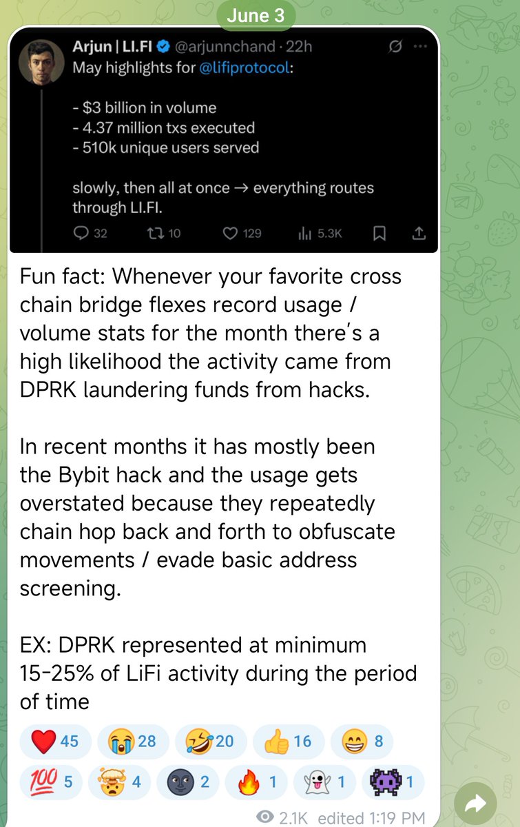 🚨 BREAKING: "Attenzione ai Ponti Cross-Chain: Possibile Legame con il Riciclaggio di Denaro da Parte di Hacker Nordcoreani"