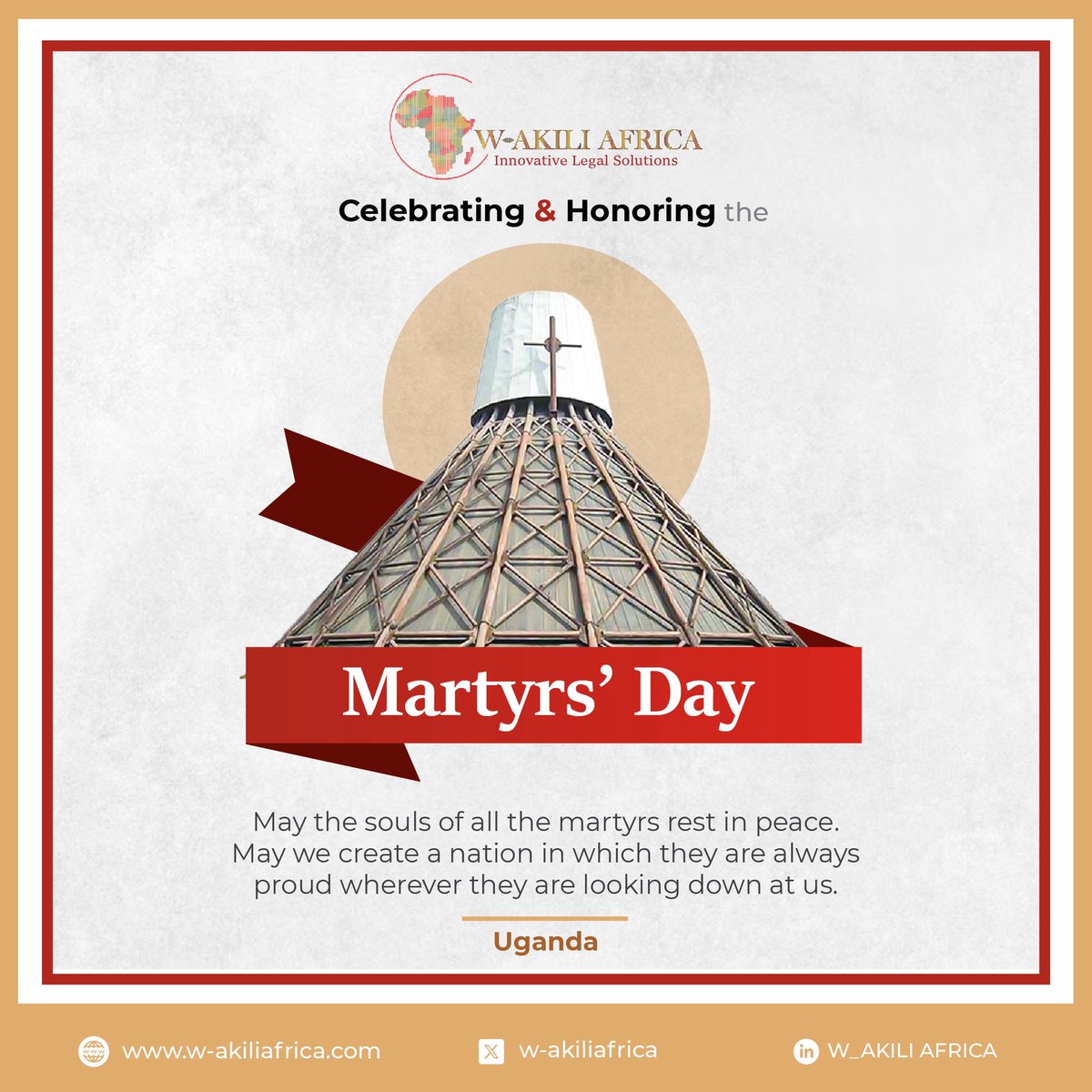 w_akiliafrica's tweet image. Today we celebrate and honor the many martyrs across the continent and region of East Africa especially the Ugandan Martyrs.

 Happy Martyrs Day!
