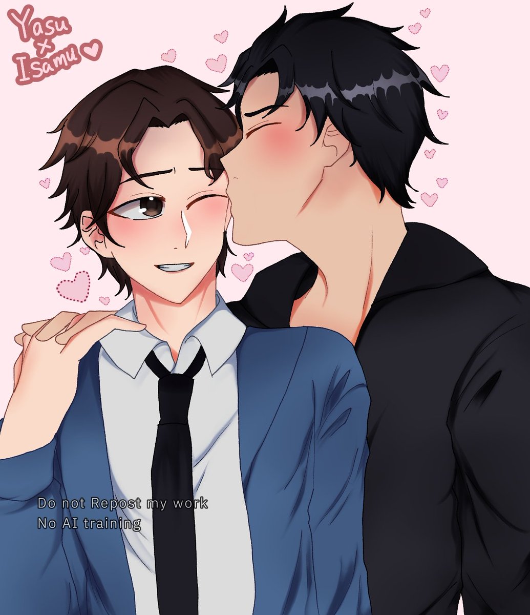 Happy Pride month, I love Yasu x Isamu🥰😭😭🏳️‍🌈💞 #themimic #yasmu