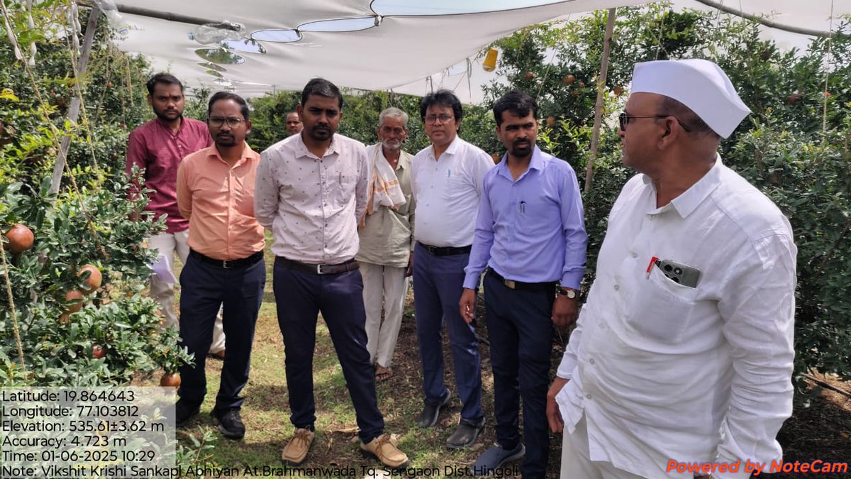 IcarCcri's tweet photo. Coverage of Day-2,3,4 Glimpses of scientists of ICAR-Central Citrus Research Institute, Nagpur interacting with farmers of Parbhani, Washim and Hingoli districts of Maharashtra on Day-2,3,4 (30-31May, 01June) #ViksitKrishi #viksitkrishisankalpabhiyaan #ICAR #MinistryOfAgriculture https://t.co/qgZwQJsjsJ