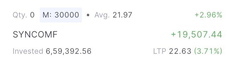 #syncomf 
Btst trade 📊♨️