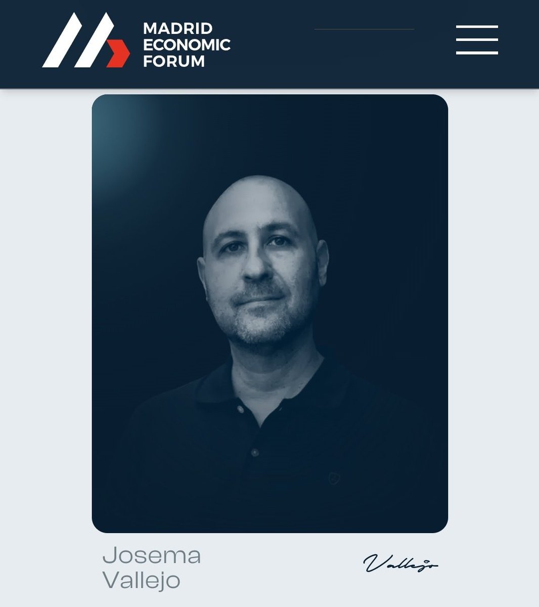 Josema Vallejo (@josemavallejo) on Twitter photo Este fin de semana no puedes perderte el "Madrid Economic Forum"
<a href="/guidoprincesa/">Samuel</a> y servidor participamos representando a <a href="/PoliciaSXXI/">Policía S.XXI </a> y tenemos el honor de compartir escenario con ponentes de enorme influencia, entre ellos <a href="/JMilei/">Javier Milei</a>
Vistalegre es el lugar⬇️
madrid.economicforum.es/?gad_source=1&… Este fin de semana no puedes perderte el "Madrid Economic Forum"
<a href="/guidoprincesa/">Samuel</a> y servidor participamos representando a <a href="/PoliciaSXXI/">Policía S.XXI </a> y tenemos el honor de compartir escenario con ponentes de enorme influencia, entre ellos <a href="/JMilei/">Javier Milei</a>
Vistalegre es el lugar⬇️
madrid.economicforum.es/?gad_source=1&…