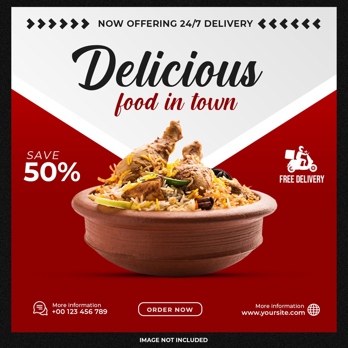 Social Media food  Post design