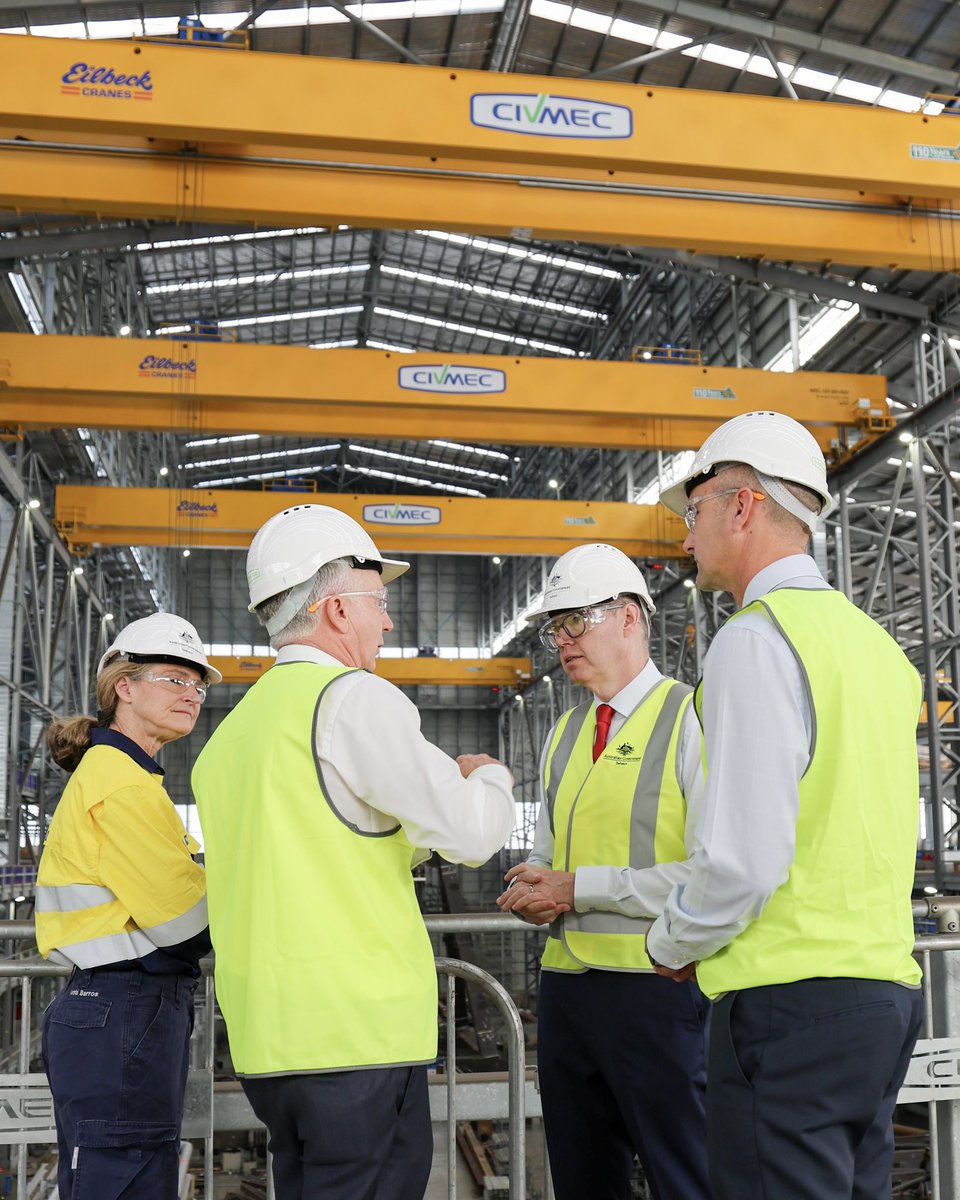 Aussie workers building Aussie ships - right here in WA.

It doesn’t get much better than that. #auspol