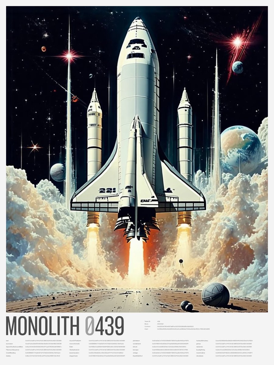 🆕 Monolith #439
mnlth.ai/token/439
