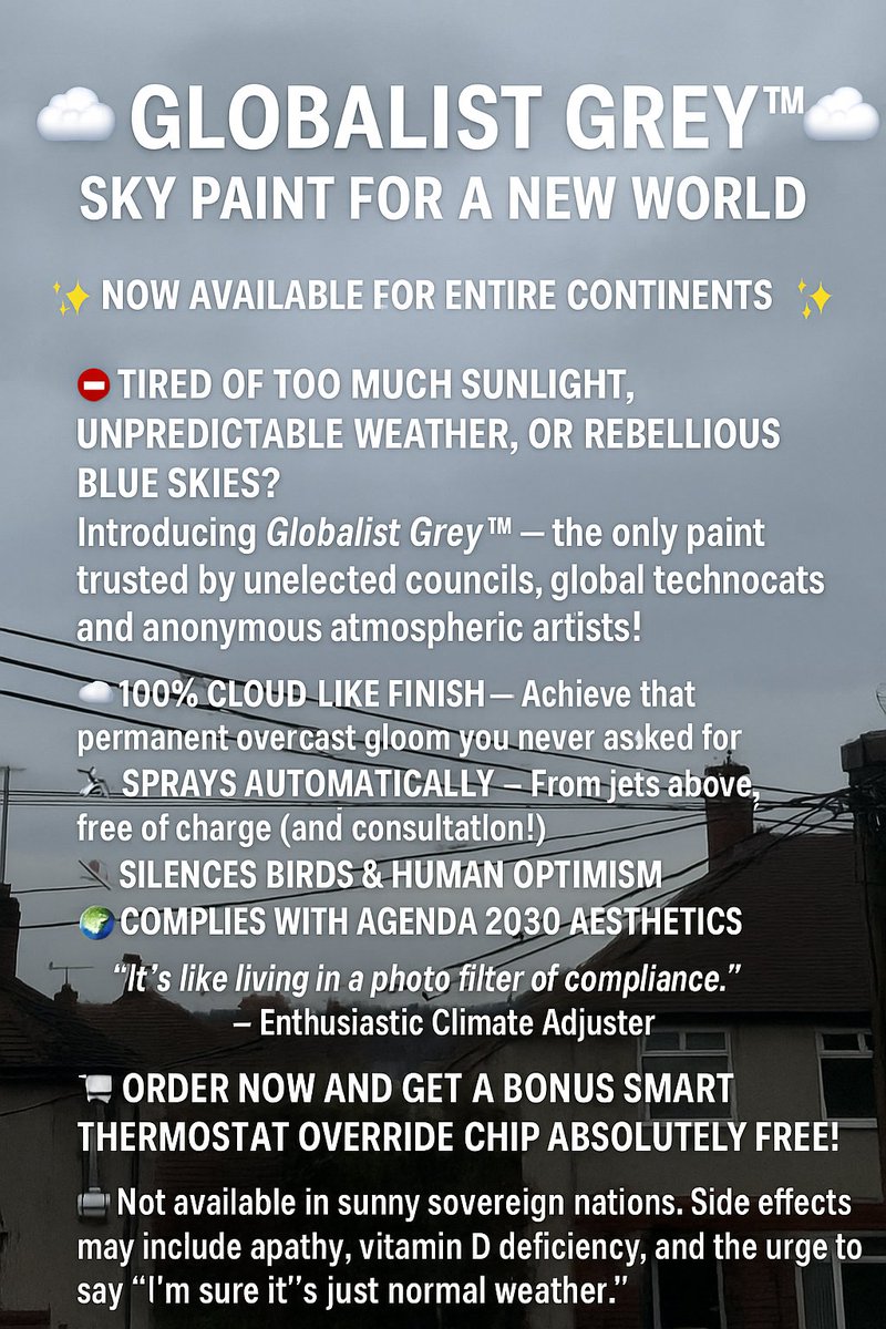 New! Globalist Grey Skypaint.
