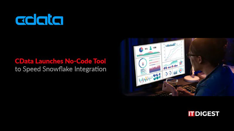 ITDigestmag's tweet image. @cdatasoftware  Launches No-Code Tool to Speed Snowflake Integration
itdigest.com/computer-scien…
#DataSoftware #dataconnectivity #dataintegration #datascience #ITDigest #news #SnowflakeIntegrationAccelerator