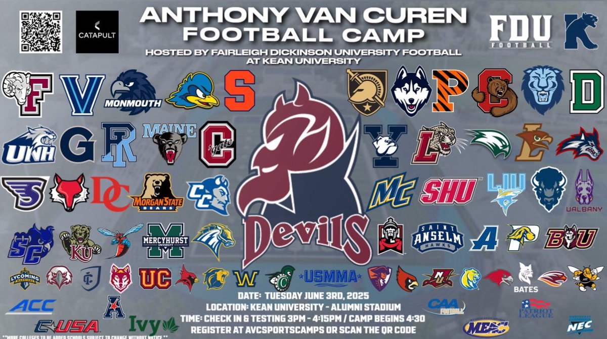 aidengamarra's tweet image. Later today I will be at the @CoachAVC_FDU Camp at Kean University. Blessed for the opportunity to compete.