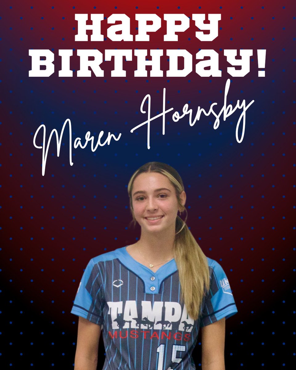 We want to wish a Happy Birthday to our speedy infielder <a href="/Maren_hornsby15/">Maren</a>!  Hope you have a spectacular day! 🎂🚗🪪🔑