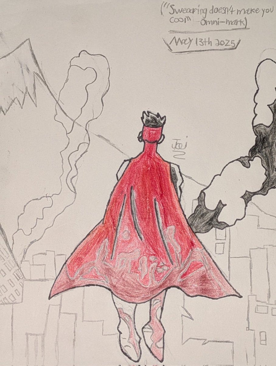 ("Swearing doesn't make you cool") - Omni Mark #invinciblefanart #INVINCIBLE