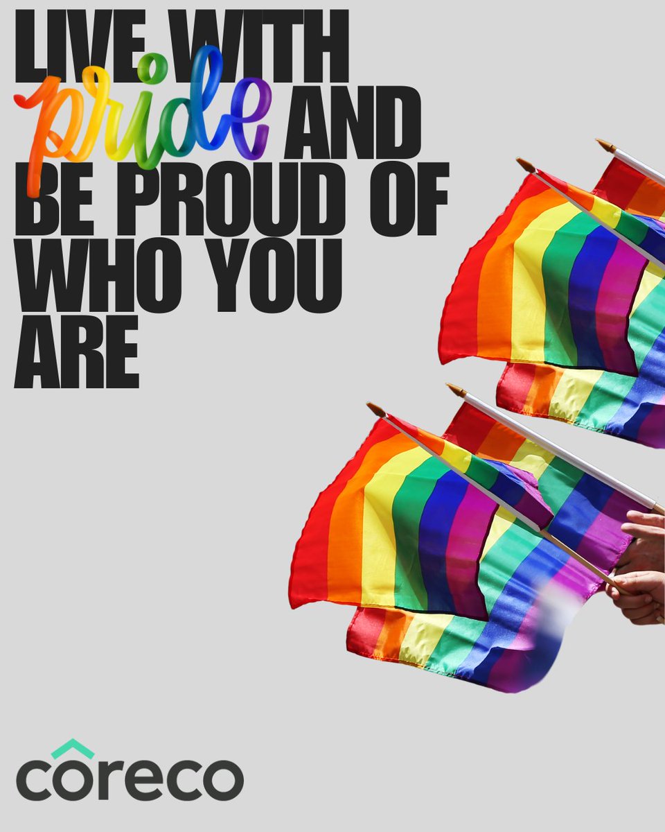 Coreco proudly stands with the LGBTQ+ community. 

This Pride Month, we celebrate love, inclusion, and equality for all. 🌈

 #PrideMonth #CorecoSupportsPride #LoveIsLove #Mortgages #MortgageAdvice #UK #London #Love