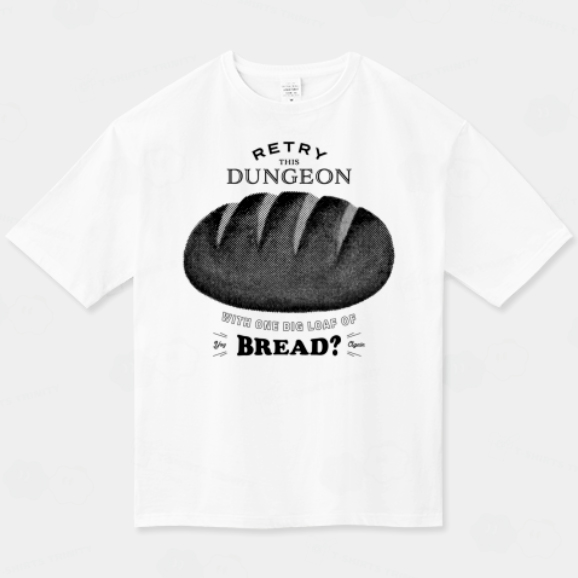 kusatted_bread's tweet photo. 久々に新作作りましたっ！
今回は"大きなパンを持って…"をテーマに２つ制作しました。
これ着てレッツ異世界☝️
Tシャツだけじゃなくスウェットやパーカー、バッグや小物もあるよ。
下記URLよりご購入いただけます。
リツイートも大歓迎ですー https://t.co/YCntvBS0IX

過去の３作もぜひ！ https://t.co/cEIFk9BqXr