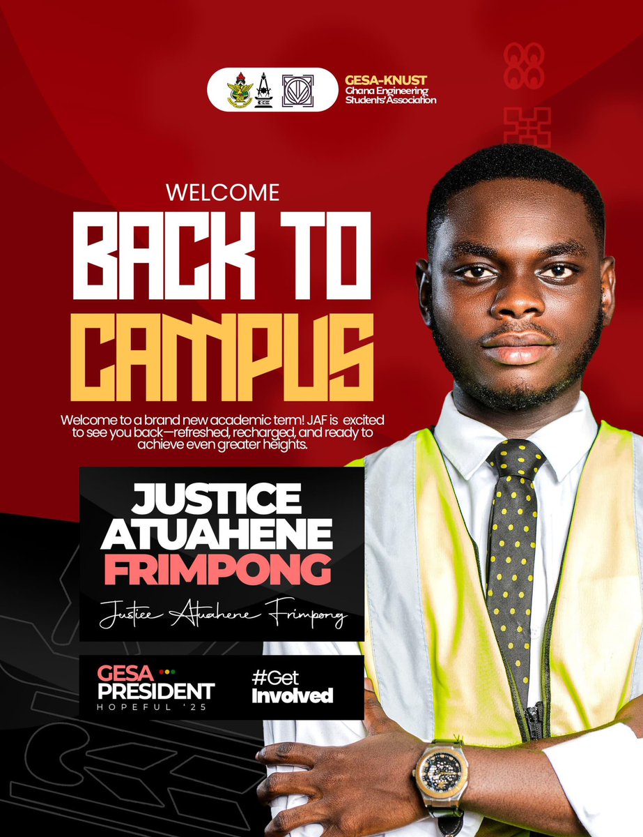 watsuptek's tweet image. 🦅: Our eagles can confirm that there are active merger talks currently ongoing between Justice Atuahene Frimpong(JAF), and Barima Agyemang-Duah for the 2025 GESA Presidential race.

#WatsuptekReport 
#ElectionCommandCenter
#KNUSTDecides