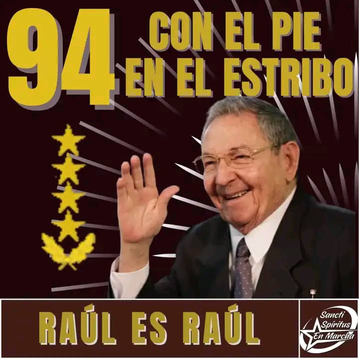 Está ahí por lo que hizo, por lo que ha hecho y por lo que hará!   #RaúlEsRaúl 🇨🇺
<a href="/AlexisLorente74/">Alexis Lorente Jiménez</a> 
<a href="/DeivyPrezMartn1/">Deivy Pérez Martín</a> 
<a href="/naimatrujillob/">Naima Ariatne Trujillo Barreto</a> 
<a href="/Yuleisy28822351/">Yuleisy Cancio</a> 
#Cabaiguán