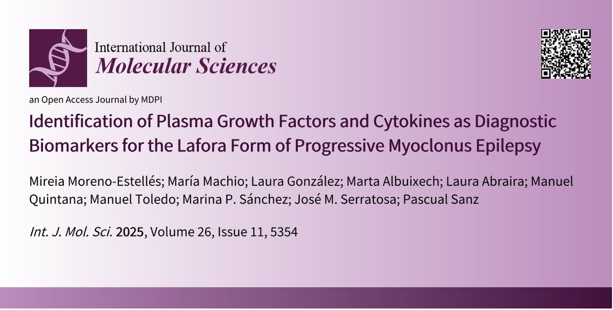 IBV-CSIC (@ibv_csic) on Twitter photo Último artículo de <a href="/sanz_lab/">UsnSanz_ibv lab</a> del <a href="/IBV_CSIC/">IBV-CSIC</a> en <a href="/MDPIOpenAccess/">MDPI</a>
Identification of Plasma Growth Factors and Cytokines as Diagnostic Biomarkers for the Lafora Form of Progressive Myoclonus Epilepsy mdpi.com/3341454 #mdpiijms a través de <a href="/IJMS_MDPI/">IJMS MDPI</a>
<a href="/CSICval/">Casa de la Ciència CSIC València</a> <a href="/CSIC/">CSIC</a> Último artículo de <a href="/sanz_lab/">UsnSanz_ibv lab</a> del <a href="/IBV_CSIC/">IBV-CSIC</a> en <a href="/MDPIOpenAccess/">MDPI</a>
Identification of Plasma Growth Factors and Cytokines as Diagnostic Biomarkers for the Lafora Form of Progressive Myoclonus Epilepsy mdpi.com/3341454 #mdpiijms a través de <a href="/IJMS_MDPI/">IJMS MDPI</a>
<a href="/CSICval/">Casa de la Ciència CSIC València</a> <a href="/CSIC/">CSIC</a>