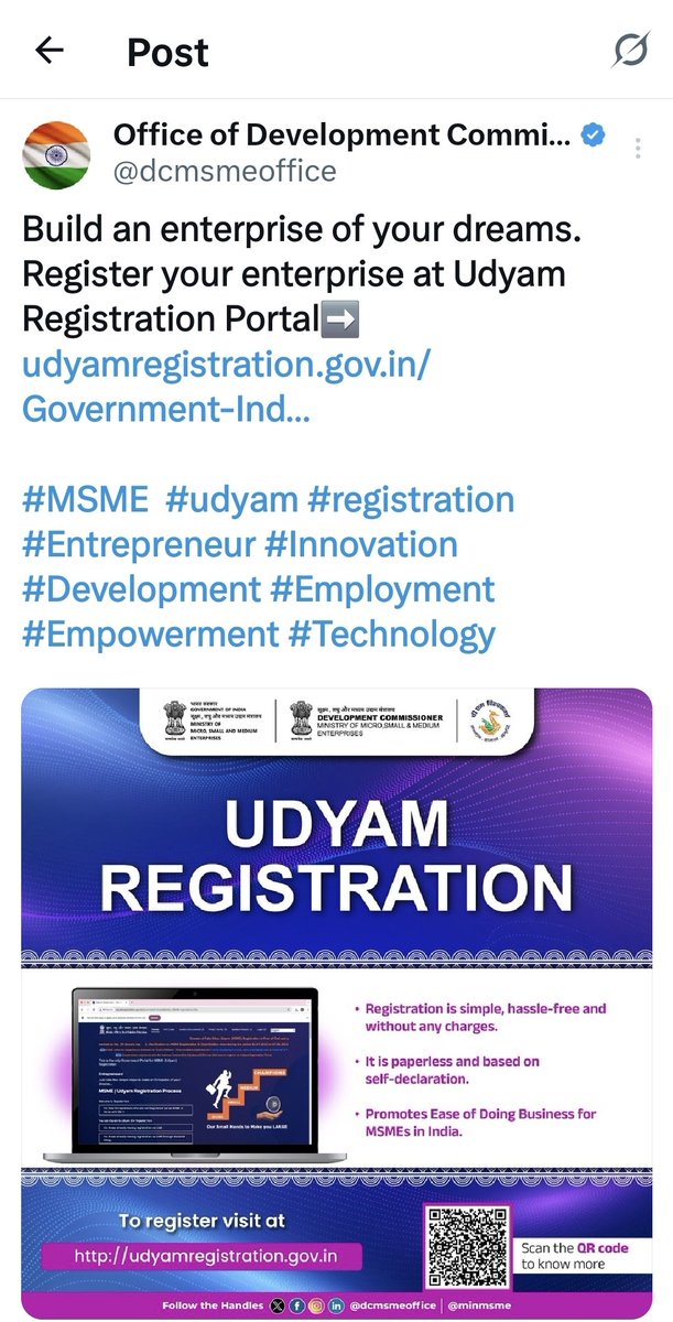 MSME-DFO ,Ahmedabad Ministry of MSME GOI (@msmedfoahmedab1) on Twitter photo 