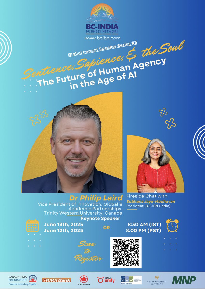 Join us for an exciting virtual event with visionary leader Dr. Philip Laird. Pl register.