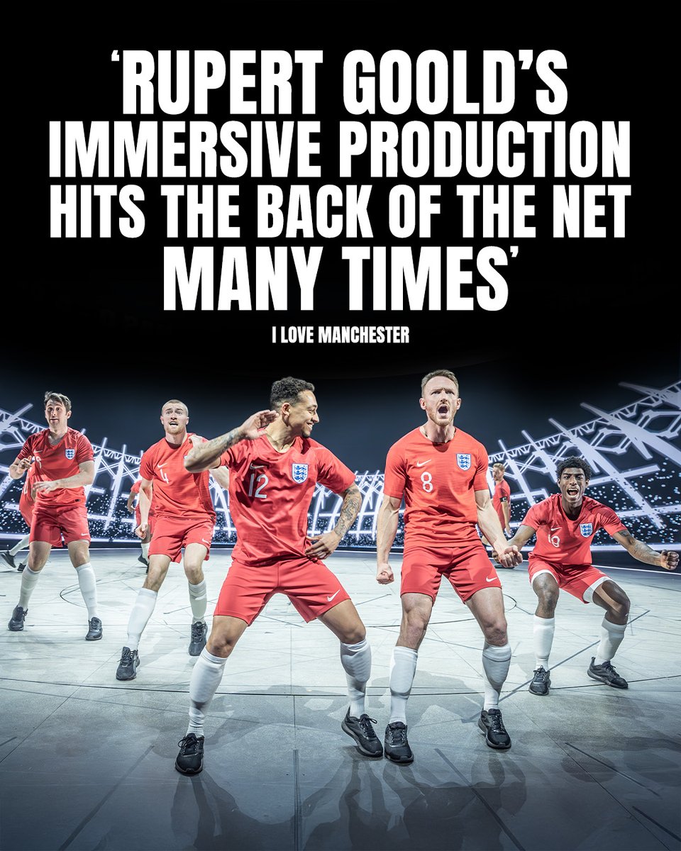 'Immersive production hits back of the net many times' #DearEnglandOnStage