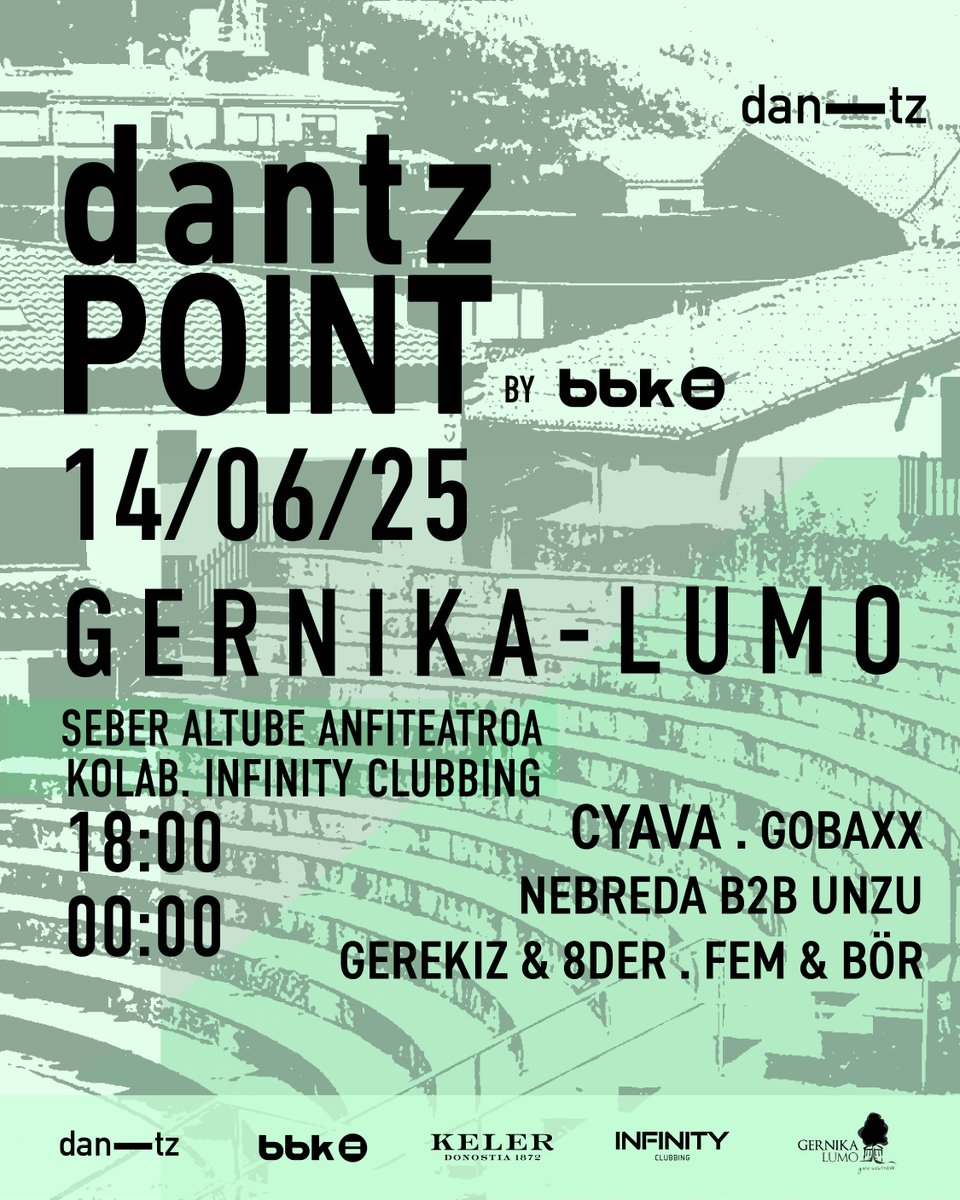 🎶🧪✨ Dantz proiektu eta marka kulturalen laborategi bat da, eta musika elektronikoa eta abangoardiakoa ditu ardatz.
🎶🧪✨ Dantz es un laboratorio de proyectos y marca cultural que tiene como eje la música electrónica y de vanguardia.
#Gernika #dj #DantzPoint