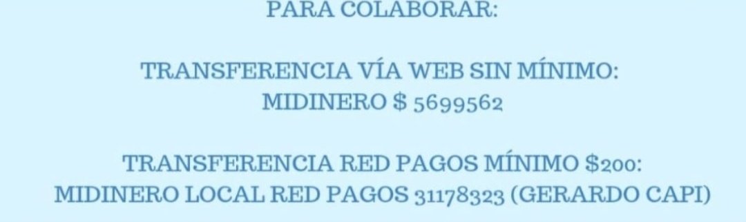 Bueno muchachada, la escuelita del asentamiento de Felipe Cardozo no la están pasando muy bien. Necesitamos cosas para la olla para que los botijas tengan un plato de comida caliente. 
El quiera y pueda ya sabe.

Gracias de corazón!
