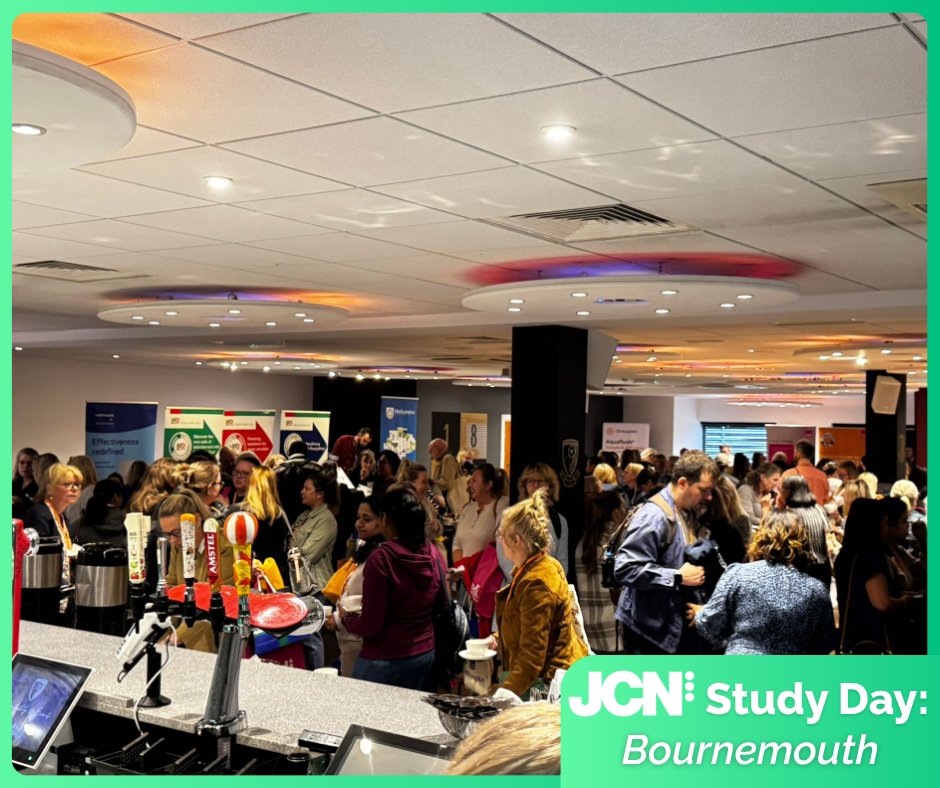 What a fantastic start to the JCN Study Day in Bournemouth!🌟

We’re thrilled to see so many of you here, thank you!

Plenty still to come this afternoon, compression therapy to complex wounds. As well as our buzzing exhibition hall!💚

#JCNBournemouth #CommunityNursing