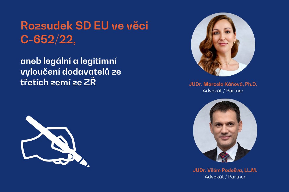🔍 Zadavatelé mohou nově snadno vyloučit dodavatele ze třetích zemí bez dohody s EU. Rozsudek SD EU a Nařízení IPI posilují ochranu trhu! Více v článku: rowan.legal/problematika-v… #Pravo #VerejneZakazky