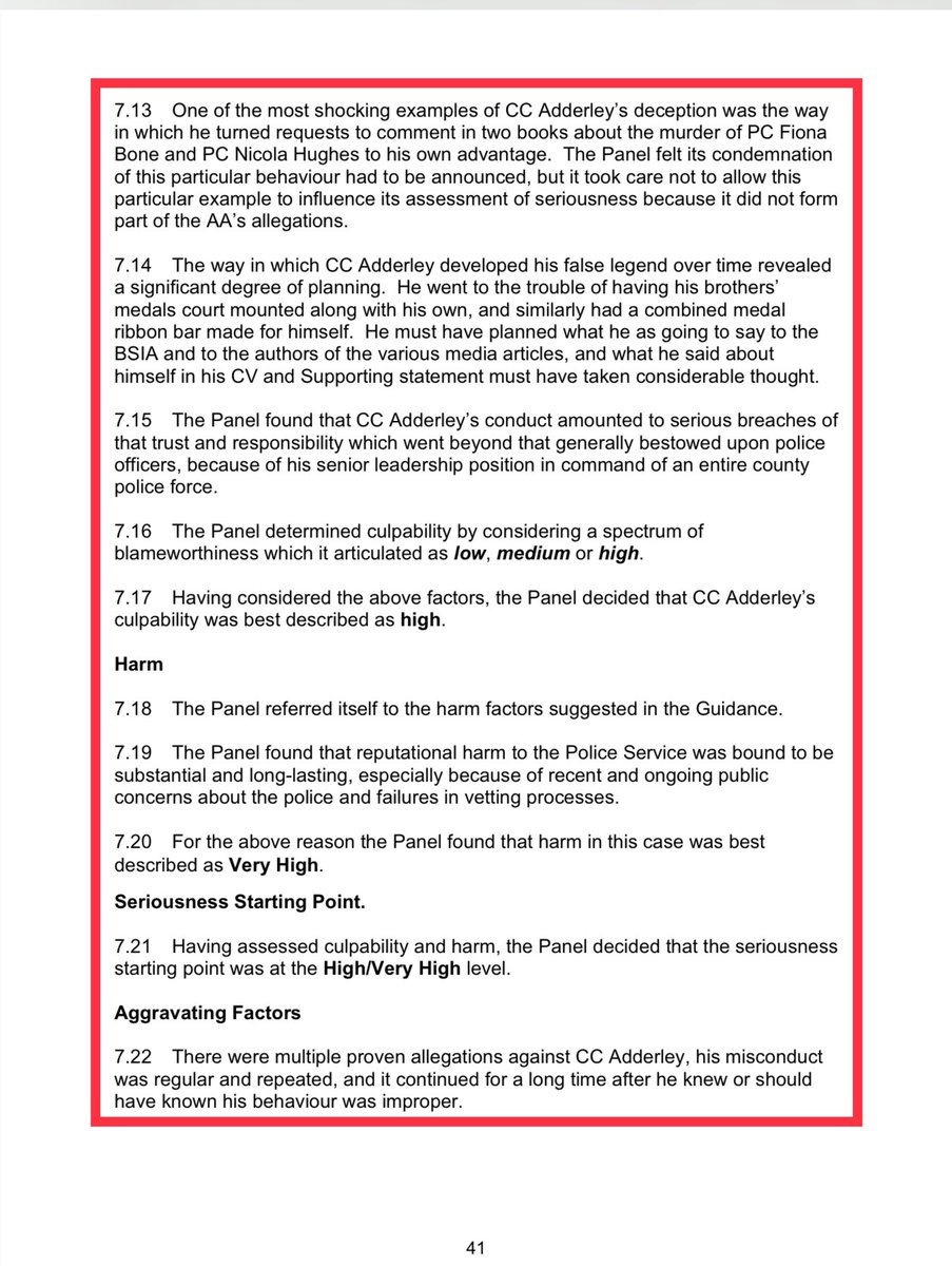 Commander Adderley (@cmdradderleyrn) on Twitter photo Read in the cold light of day long after the dust settled, Adderley’s conduct, some of it ignored by <a href="/policeconduct/">Independent Office for Police Conduct (IOPC)</a>, paints a shocking picture of what policing was prepared to ignore over many years.
<a href="/CPSUK/">Crown Prosecution Service</a> revealing its true colours. Read in the cold light of day long after the dust settled, Adderley’s conduct, some of it ignored by <a href="/policeconduct/">Independent Office for Police Conduct (IOPC)</a>, paints a shocking picture of what policing was prepared to ignore over many years.
<a href="/CPSUK/">Crown Prosecution Service</a> revealing its true colours.