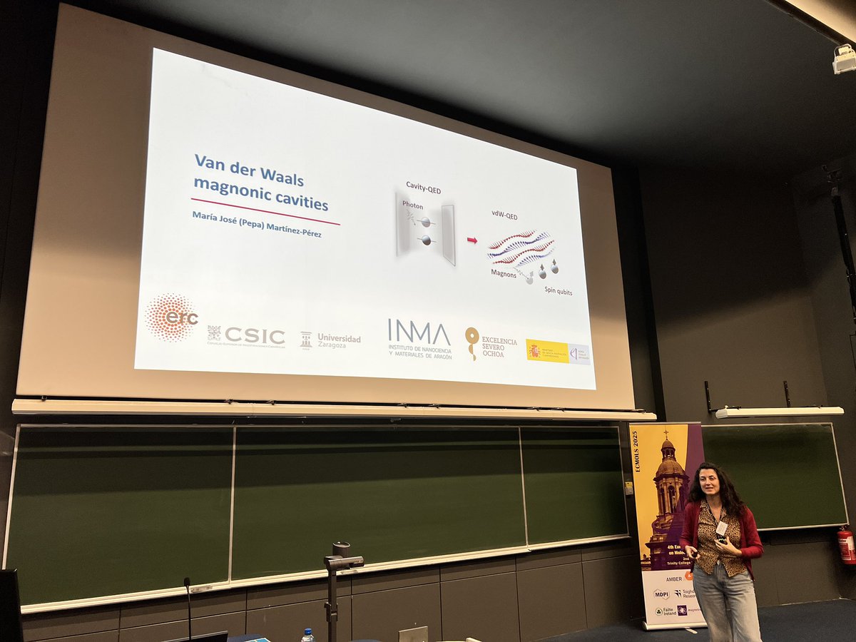 Our second invited speaker in the second session on Day2 is Dr. Maria Jose Martínez-Pérez from University of Zaragoza #ecmols2025