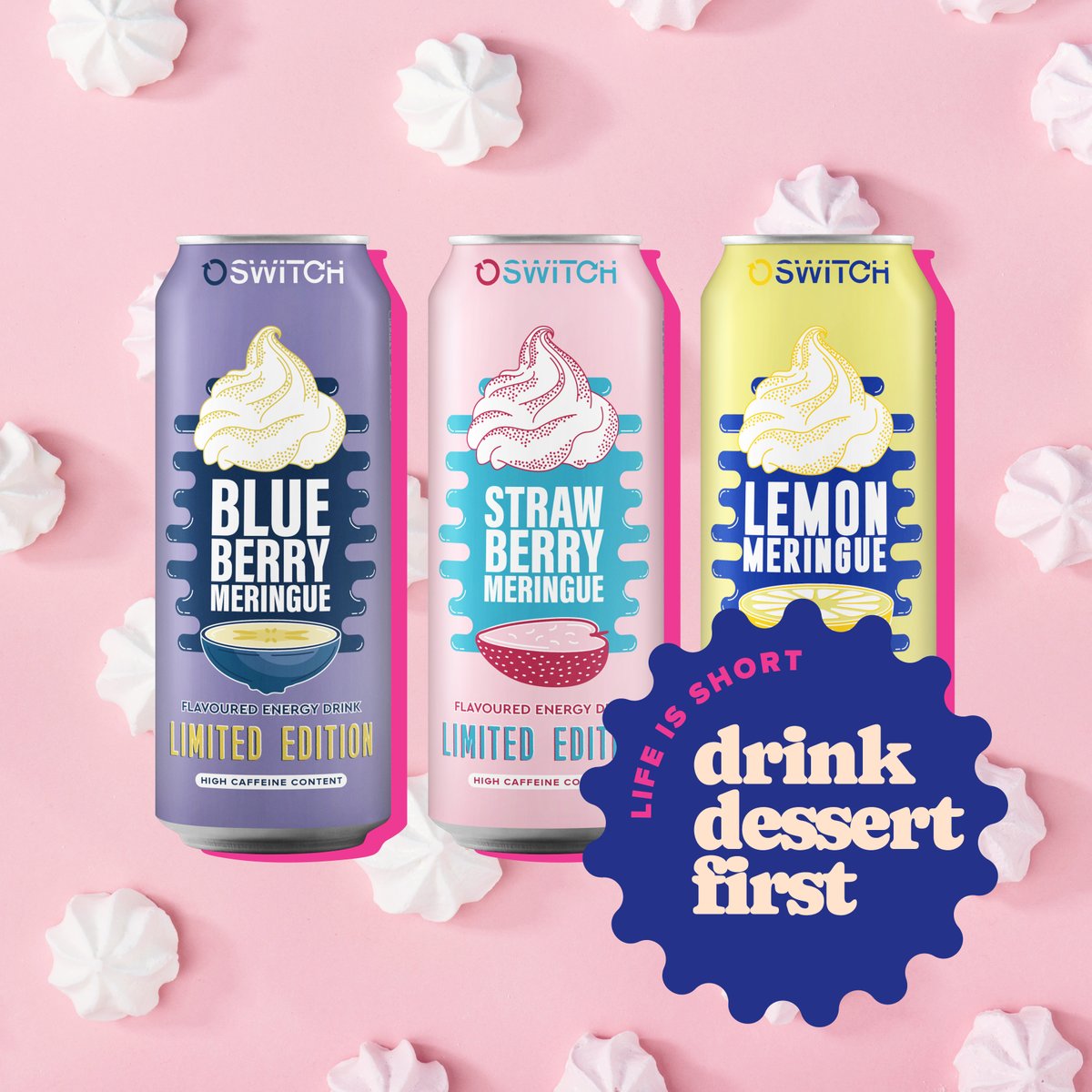 🚨BREAKING NEWS🚨
Dessert is back this season!🥰 Legendary and laced with nostalgia, your fav dessert trio has hit shelves &amp; fridges near you.😜
#SwitchEnergy #DrinkSwitch #SwitchDessert #SwitchMeringue