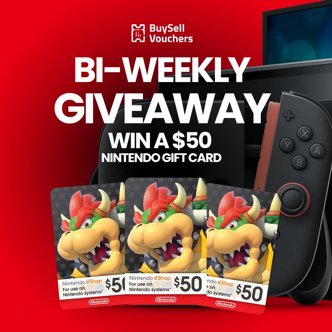 🎉 GIVEAWAY TIME!
We're giving away $50 Nintendo Gift Cards to 3 winners in celebration of the Switch 2 launch on June 5! Comment below your favorite Switch game for extra entrees🥳
✅ Do tasks to earn entries
📆 Daily entries = higher chances
👇 Join here: