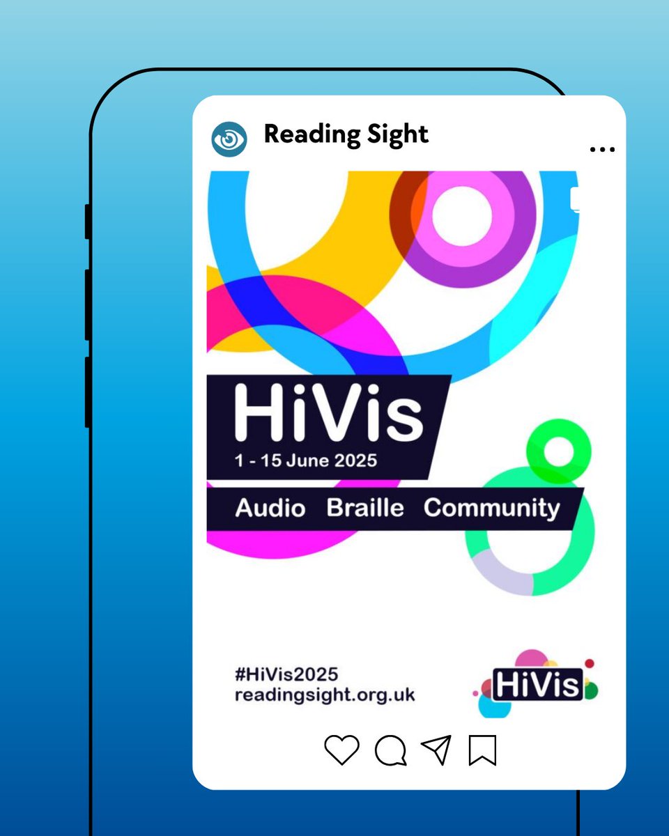We're proud to stand alongside libraries across the UK for #HiVis2025  

As you'll likely know, we’re passionate about making great stories available in formats that work for every reader!

Here's to inclusive reading, brilliant books and the people who help share them.