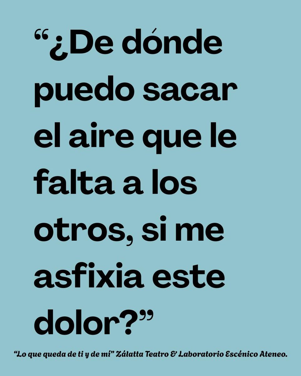 "LO QUE QUEDA DE TI Y DE MI"
Empieza la cuenta atrás...
Co-producción: Zálatta Teatro &amp; Laboratorio Escénico Ateneo
#vivelteatro #LoQueQuedaDeTiYDeMi