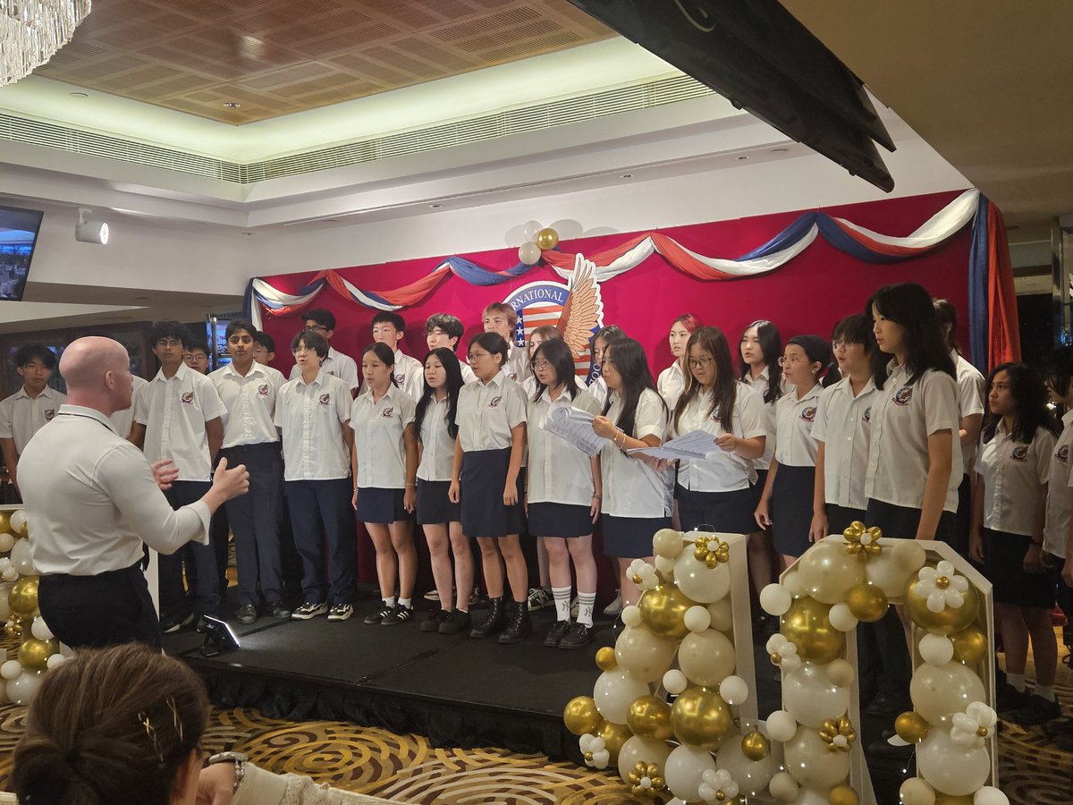 Zach Post (@zpostedu) on Twitter photo Our MS/HS Eagle Choir has performed for our community throughout the year. On this recent occasion, they helped us celebrate our school's 40th anniversary <a href="/aishongkong/">American International School</a>
<a href="/asimpsonEDU/">Anita Simpson</a>
<a href="/DoctorBaumA/">Aaron N. Baumgartner</a>
<a href="/Meg_Rob22/">Meghan Robertson</a>
<a href="/hsp_andy/">AndyHSP</a>
<a href="/mkaurais/">Mandy Kaur</a>
#RedBrick125
#AISShareTheLove Our MS/HS Eagle Choir has performed for our community throughout the year. On this recent occasion, they helped us celebrate our school's 40th anniversary <a href="/aishongkong/">American International School</a>
<a href="/asimpsonEDU/">Anita Simpson</a>
<a href="/DoctorBaumA/">Aaron N. Baumgartner</a>
<a href="/Meg_Rob22/">Meghan Robertson</a>
<a href="/hsp_andy/">AndyHSP</a>
<a href="/mkaurais/">Mandy Kaur</a>
#RedBrick125
#AISShareTheLove