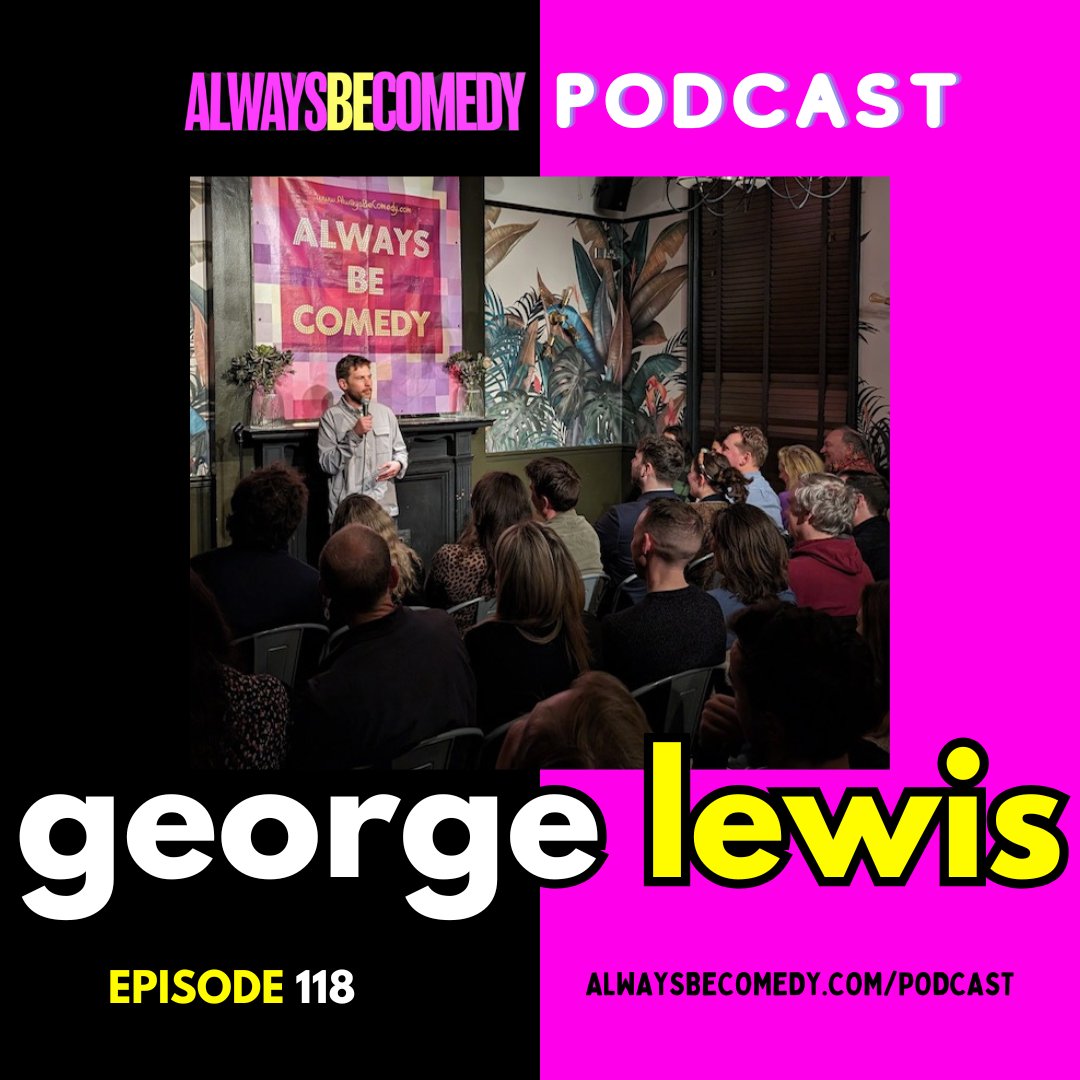 Happy George Lewis on the Always Be Comedy podcast day! We chat George's tour extension, the paperback version of "Don't Panic" (with bonus content!), the charity Autistica, finding your voice and so much more. Available everywhere you get podcasts: alwaysbecomedy.com/podcast 🩷💛