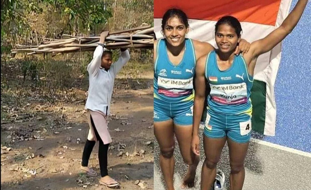 Congratulations to Kunja Rajitha for winning gold in women’s 4x400 relay at the 26th Asian Athletics Championships held in Gumi, South Korea. 
This gem of an athlete from Ramachandrapuram (V) in Alluri Sitarama Raju Dist. is a pride of our state. 
Wishing her all the success in