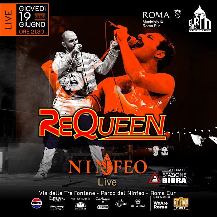 Requeen_tribute's tweet photo. Info &amp; accrediti:
https://t.co/YrZAZ4lddZ
+39 334 8464829
https://t.co/QVsUdtoeoD

#Roma #concerto #Queen #tributeband https://t.co/L8GYOUCqQg