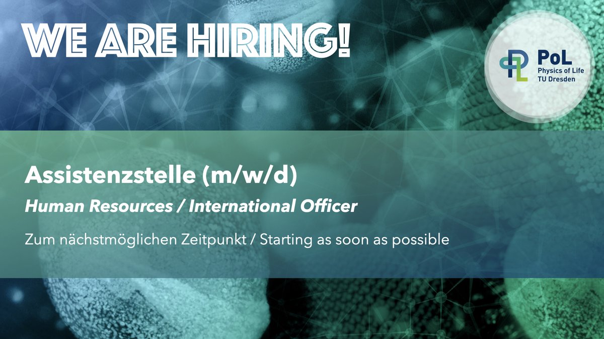 🚨 #JobAlert! Wir suchen einen neuen Assistent/in zur Verstärkung unseres internationales Teams. In dieser Rolle wirst du unsere größtenteils internationalen MitarbeiterInnen einarbeiten und beim Ankommen in Deutschland unterstützen: tud.link/rywtux
 📅 Frist 12.06.2025