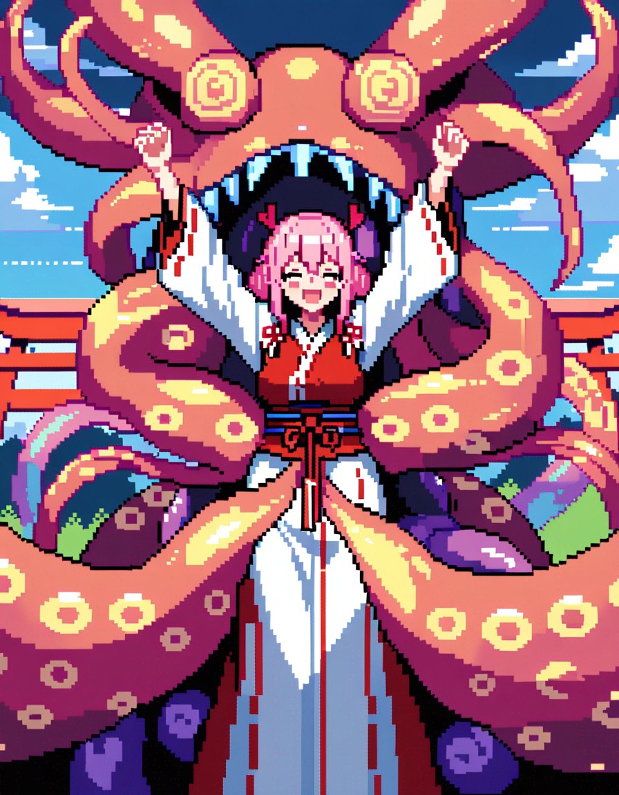Weebshood's tweet photo. This month for our ⛩️ Art Shrine competition ⛩️
We will focus and push our Aptos projects/artists around with pixel art...
So... We announce our next initiative:

🌐 Aptos Pixel Month ⛩️

We have our Art Shrine back this month, instead of MYAKU-MYAKU we will require for the contest a:

PIXEL MONSTER

Why a pixel monster? And not a pixel waifu? 
Well, you can draw both 👀
but some of our Aptos artists are working on a secret pixel monster project so, if you want to have your art included there, do a pixel monster! 😂
https://t.co/QE3EsBaLnq

Also, we got a new Zealy Sprint:
https://t.co/FxsuvNGkzW

We will get a lot of rewards for both places,
I will keep updating the total reward pool, but keep gathering your tools/ideas for it!

If you are an Aptos Artist/Project with pixel art and you want to participate, write here, TG or ping @cryptisen