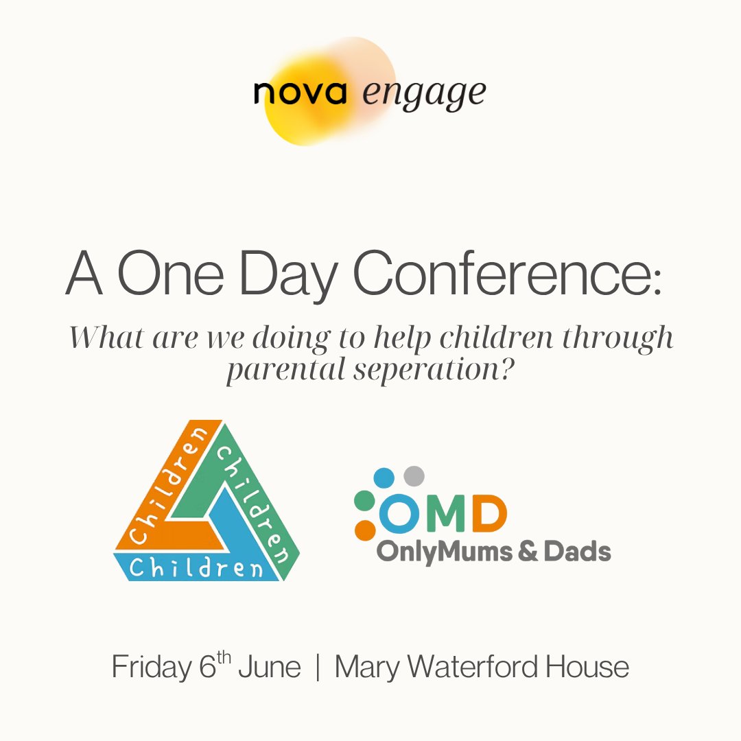 We’re looking forward to the OnlyMums &amp; Dads conference this Friday 6 June, the first event focused entirely on children in the context of family separation.

Alan Larkin will be attending from our team, so do say hello!

More info: omdtraining.co.uk/children-child…

#FamilyLaw #NovaLaw