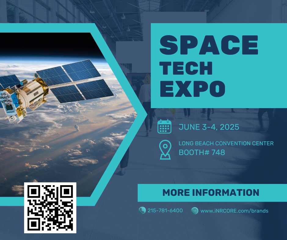 iNRCORE is live at Booth #748 in Long Beach, CA! Stop by to discover our cutting-edge solutions powering the future of space technology.

📅 June 3, 2025
📍 Space Tech Expo USA – Long Beach Convention Center

Let’s connect and innovate together! 🌌 #SpaceTechExpoUSA #Day1