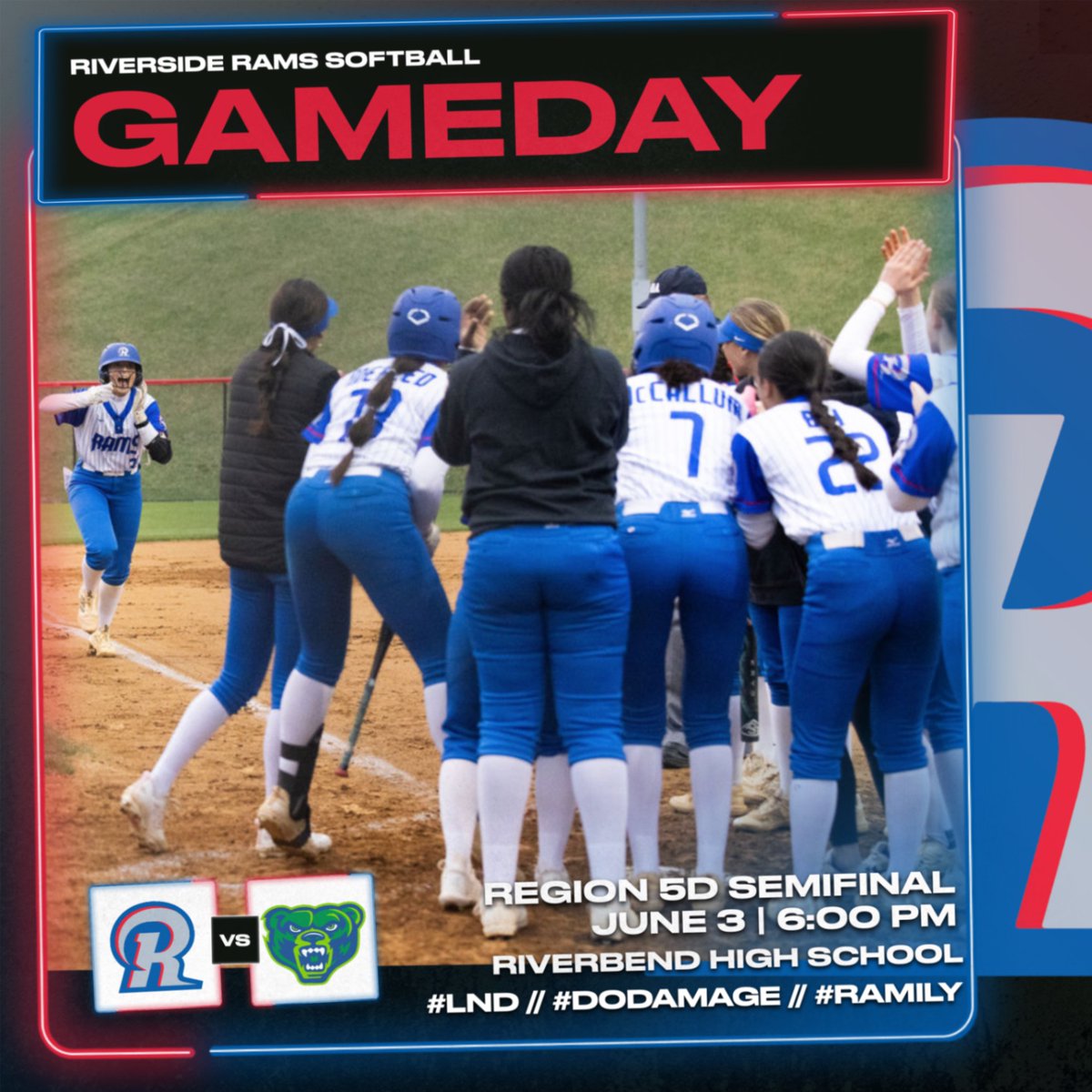 🚨 Regional Semifinal. One step at a time. 🚨
It’s not luck. It’s not chance. It’s will.

“The difference between the impossible &amp; the possible lies in a person’s determination.” – Tommy Lasorda

#LND #RAMily #DoDamage