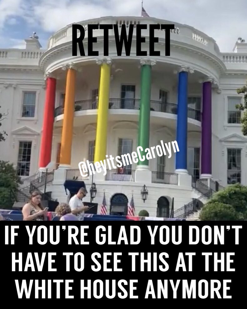 So glad we don’t have to see this anymore at the White House👇