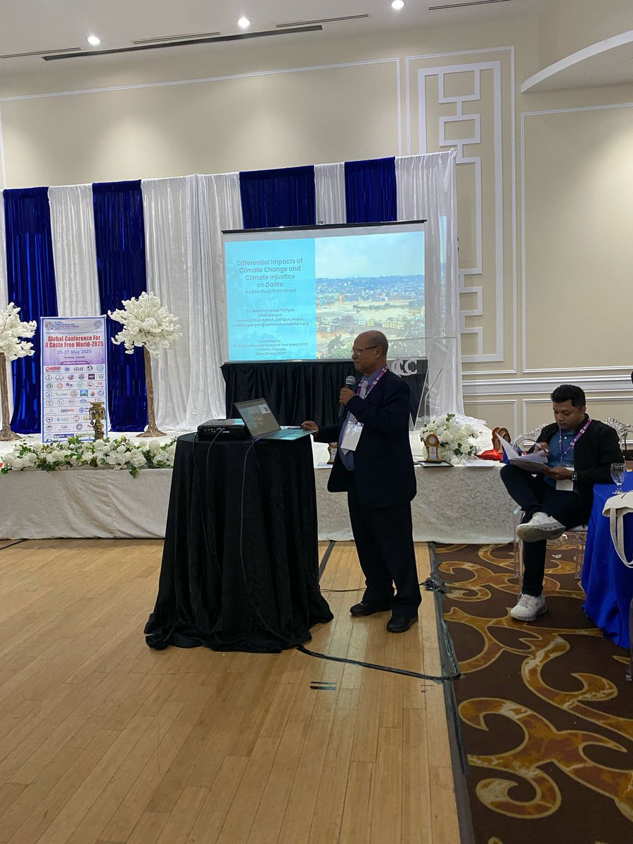 We are happy to share that Samata Foundation proudly participated in the First Global Conference for a Caste Free World 2025, held from 25-27 May 2025, in Toronto, Canada. The conference was attended by renowned Dalit scholars, activists, leaders and academicians globally.