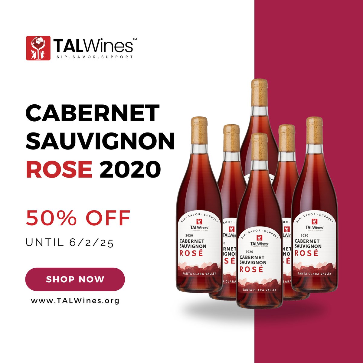 TalWines's tweet image. Rich and layered with notes of cherry, vanilla, dark chocolate, and a hint of mint, this red wine offers a bold yet balanced experience with a creamy, lingering finish.

A part of your every purchase goes to the Touch-A-Life Foundation! 👉 bit.ly/3HCoe1F