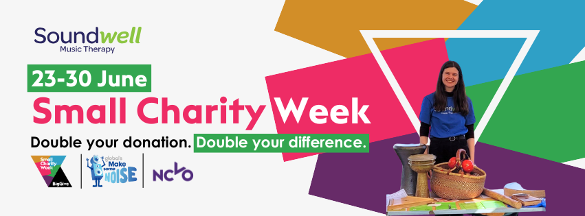 SAVE THE DATE - 23rd-30th June

Soundwell has been chosen to take part in the <a href="/BigGive/">Big Give</a>  Small Charity week campaign. 
Donate to us during that week and it will be match funded!
Donation link to follow