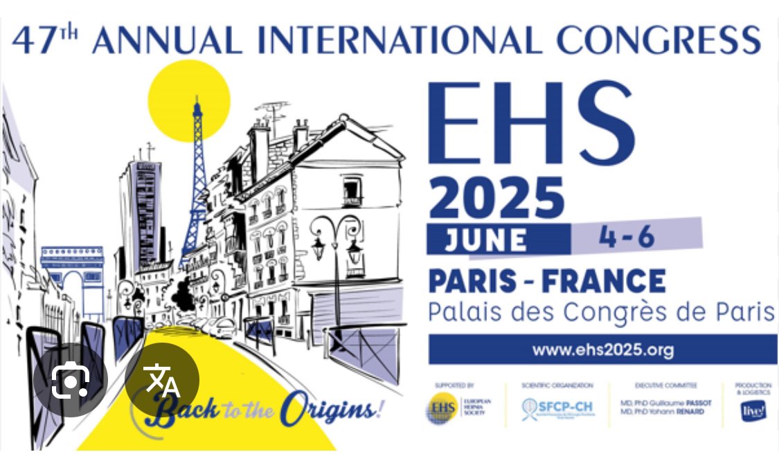 Salvador Morales Conde (@smoralesconde) on Twitter photo Ready to fly to París for the 47th congress of the <a href="/eurohernias/">European Hernia Society</a>
Looking forward for 3 interesting days sharing knowleges, Surgical trends, Scientific works and friendship at a global level
<a href="/aecirujanos/">aecirujanos</a> <a href="/asacirujanos/">asacirujanos</a> <a href="/CirugiaHosp/">Cirugia General. Hosp. Univ. Virgen Macarena</a> #herniafriends Ready to fly to París for the 47th congress of the <a href="/eurohernias/">European Hernia Society</a>
Looking forward for 3 interesting days sharing knowleges, Surgical trends, Scientific works and friendship at a global level
<a href="/aecirujanos/">aecirujanos</a> <a href="/asacirujanos/">asacirujanos</a> <a href="/CirugiaHosp/">Cirugia General. Hosp. Univ. Virgen Macarena</a> #herniafriends