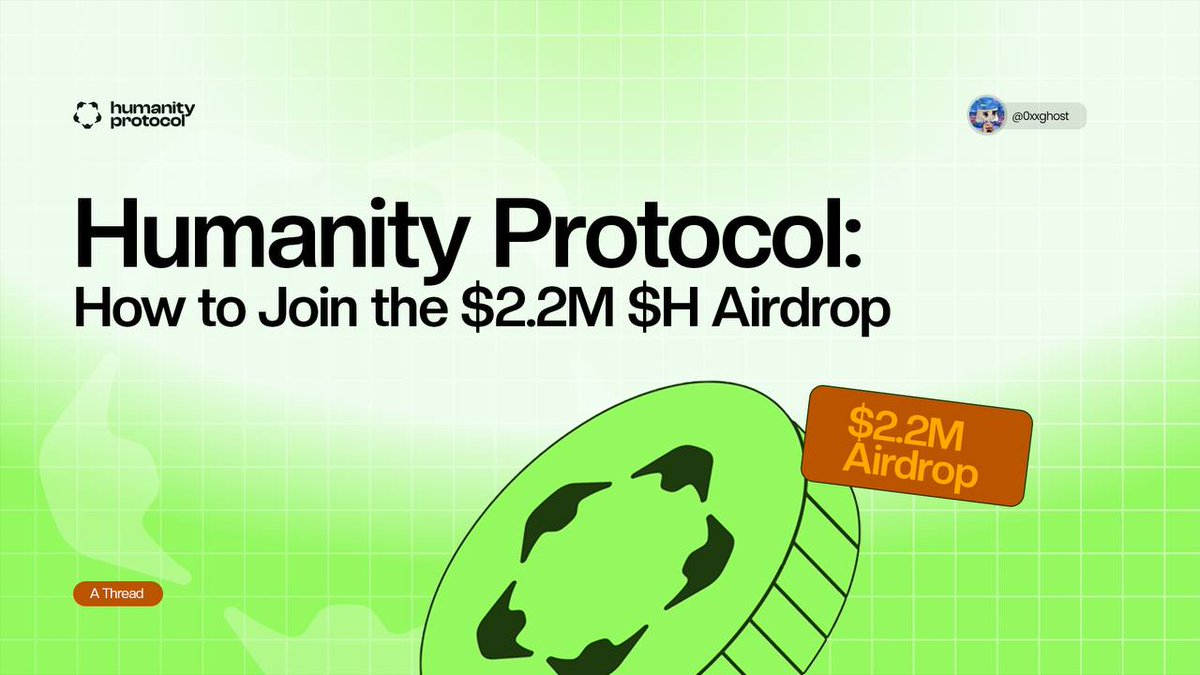 0xxghost's tweet image. Would have not been so good if I didn&apos;t also post bout being right to be human. That might be worth $2.2 million.

Humanity Protocol is building Web3’s human layer and rewarding early believers.

Here’s how to get the $H airdrop

A 🧵;