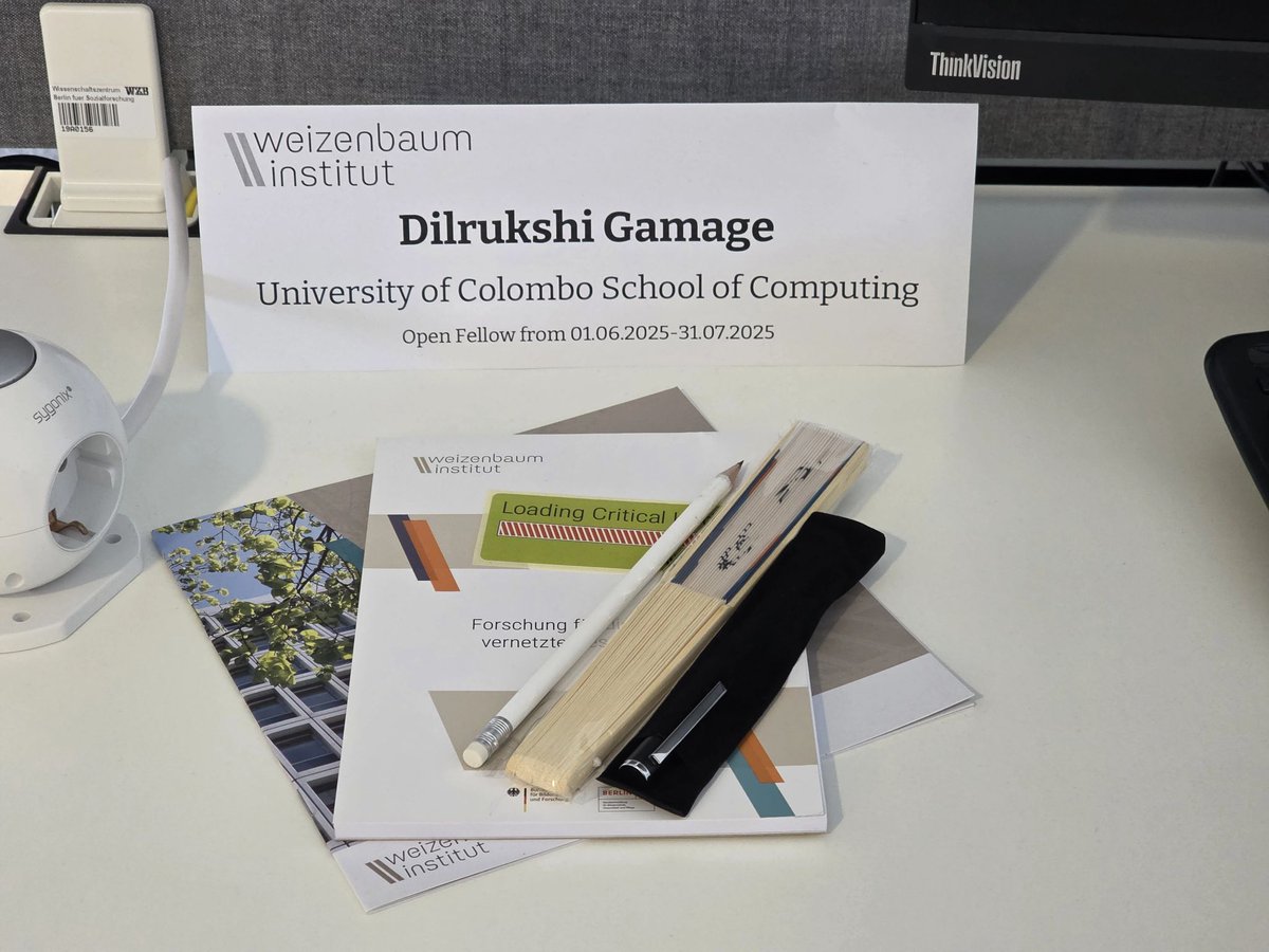 Dilrukshi_LK's tweet image. Just started my fellowship at @JWI_Berlin , if you are around Berlin looking forward to catch lets discuss #Deepfakes #AI
linkedin.com/posts/dilruksh…